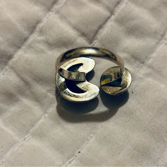 Sterling 925 moon/ crescent moon ring - Picture 5 of 8